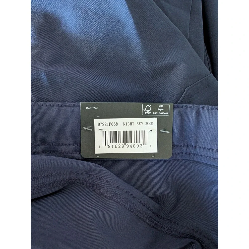 Dunning Mens Stretch Performance Golf Pants Navy‎ Blue 38/30 Athletic Tech Chino